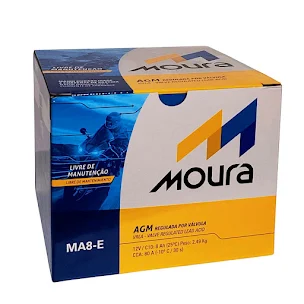 Bateria Moura 8ah MA8-E
