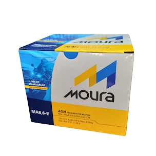 Bateria Moura 8,6ah MA8,6-E