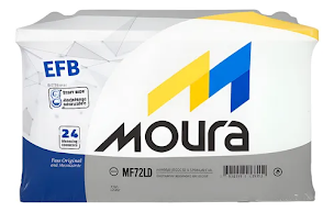 Bateria Moura 72ah EFB MF72LD
